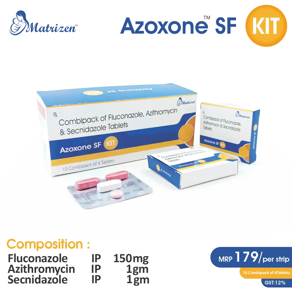 Fluconazole 150mg + Azithromycin 1gm + Secnidazole 1gm at Best Price in PCD Pharmacia Franchise for Antifungal Infections